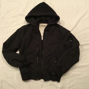 Ralph Lauren Brand New (NWT) Mem's Bomber Jkt w/ Hoodie Black Sz Sm